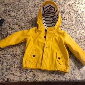 Baby Gap yellow rain jacket